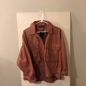 Faux Leather Jacket